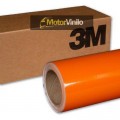 Vinilo Naranja Quemada Brillante 10m x 1,52m