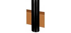 Vinilo Negro Satinado 30cm x 152cm