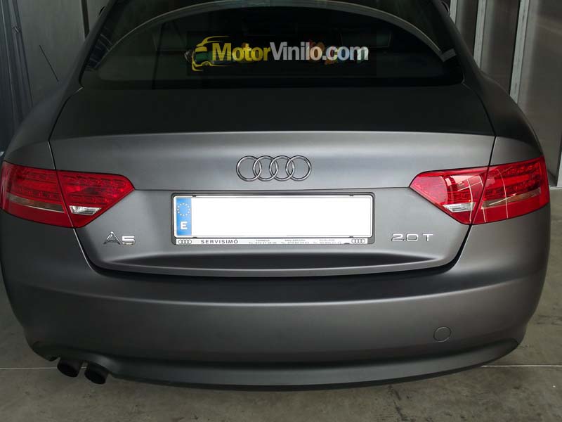 Audi A5 Forrado con Gris Mate Oscuro 3M