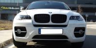BMW X6 con Piezas en Vinilo Fibra de Carbono Brillante