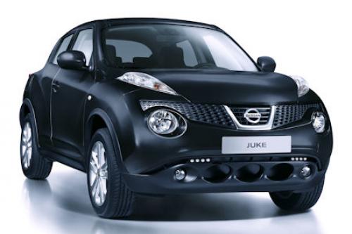 Nissan Juke Pure Black Forrado en Negro Mate