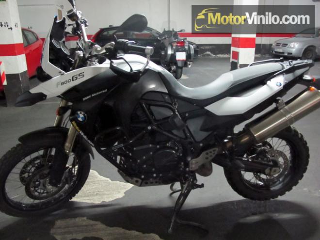 BMW F800GS Vinilo Blanco Brillante