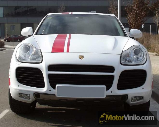 Porsche Cayenne vinilado blanco mate