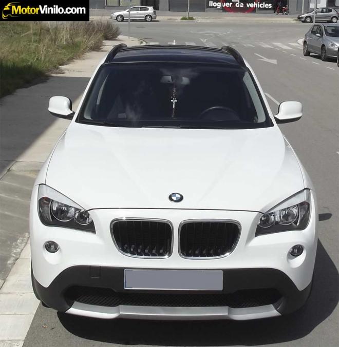 Bmw x1 techo vinilo negro brillante