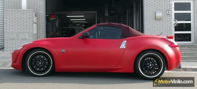 370z vinilo rojo mate