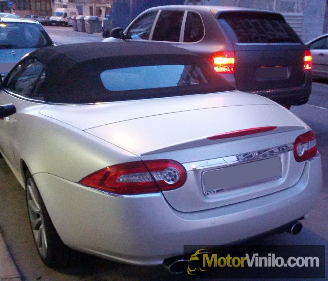 Jaguar xk vinilado completo blanco perlado 