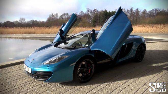 Mclaren con vinilo 3M Azul brillante