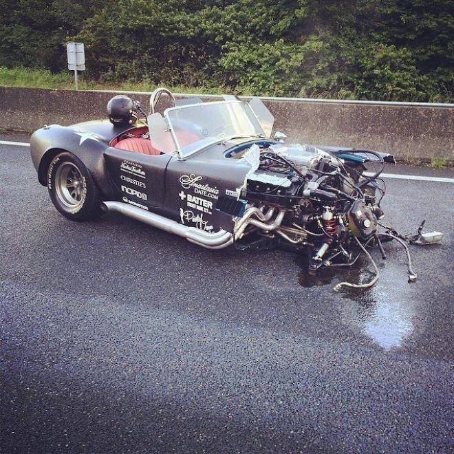 Shelby Cobra Accidente