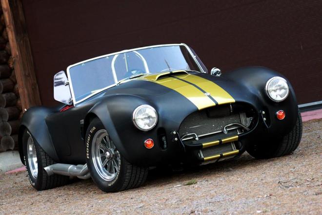 Shelby Cobra Negro Mate vinilo