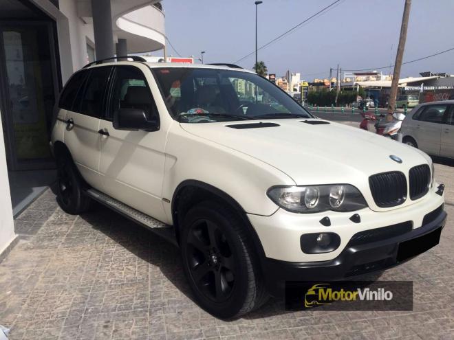 bmw vinilo blanco perlado satinado