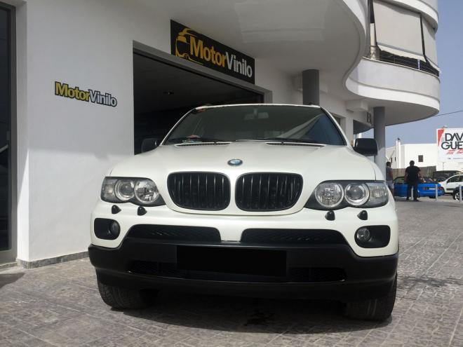 bmw x5 vinilo blanco perlado satinado