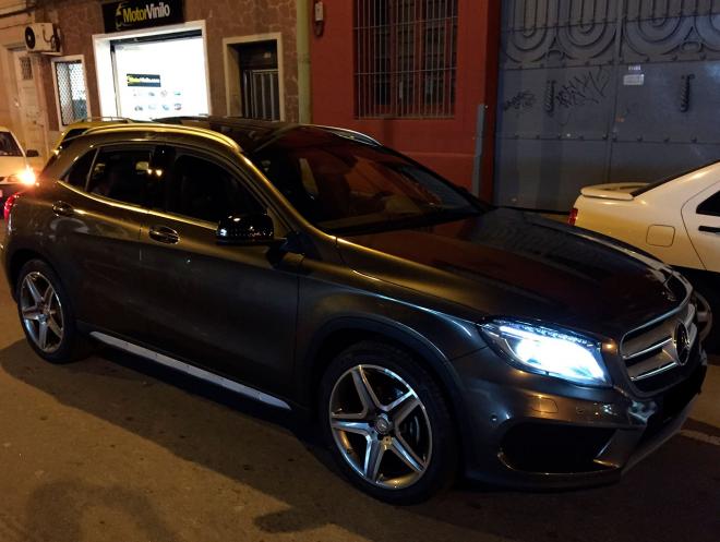 mercedes gls 200vinilo charcoal brillante