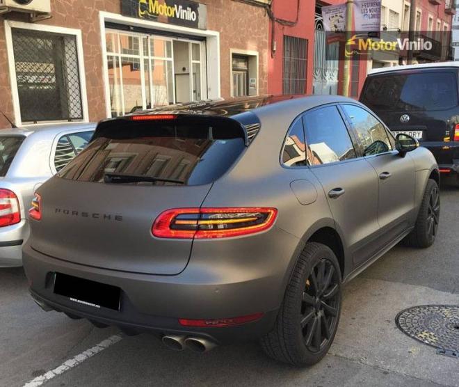 porsche macan vinilo charcoal mate metal