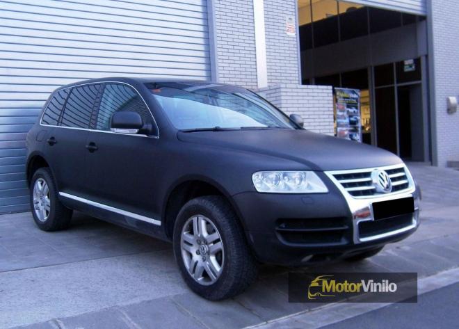 touareg forrado vinilo negro mate