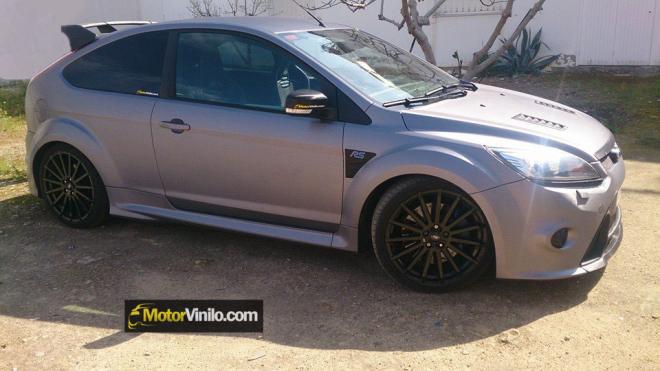 focus rs vinilo acero cepillado