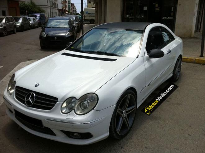 Mercedes CLK Vinilo Carbono Mate 3M