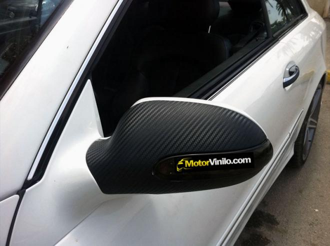 Retrovisor Carbono Mate Mercedes CLK