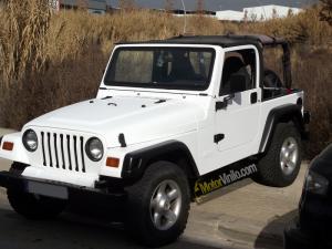 Jeep Wrangler en vinilo blanco mate 3M Scotchprint 1080