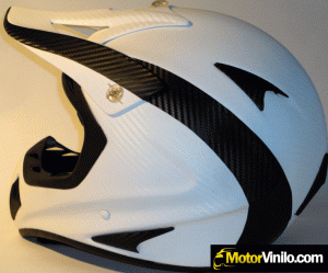 Casco Vinilado en Carbono Blanco 3M