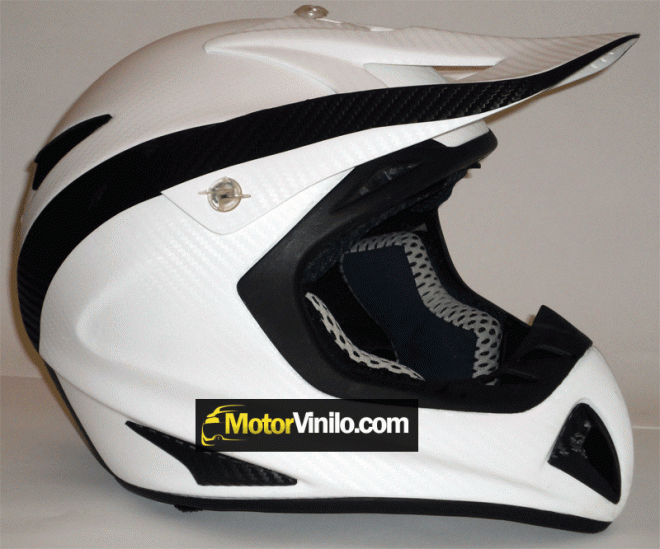 Casco Forrado en Vinilo Carbono 3M