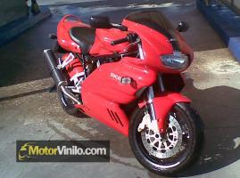 Tubo de Escape de la Ducati con Vinilo 1080-CF12