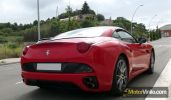 Ferrari california film rojo brillante