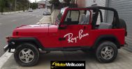 jeep vinilo rojo brillante