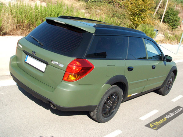 Subaru Vinilo Verde Mate Militar