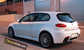 GTA Vinilo Carbono Plateado Forrado Integral