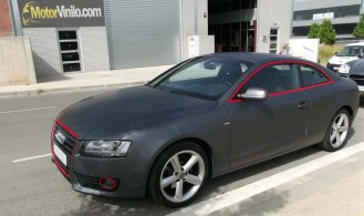 Audi A5 en Gris Mate Oscuro Scotchprint