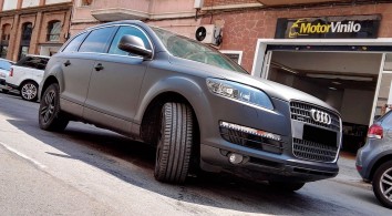 audi q7 forrado vinilo negro mate