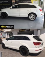 Audi q7 detalles film negro mate