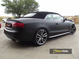 Audi S5 Cabrio Vinilo Negro Mate