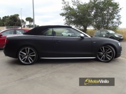 Audi S5 Cabrio Vinilado Negro Mate