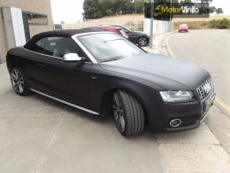 Audi S5 Cabrio Vinilo Negro Mate