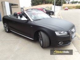 Audi S5 Cabrio Vinilado Negro Mate