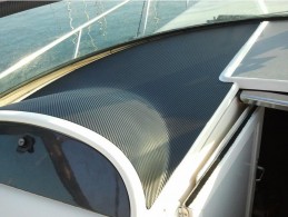 Panel barco con vinilo carbono 3M