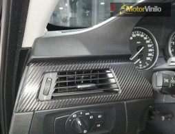BMW 335I E90 interores en carbono brillo