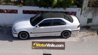 BMW E36 Techo Forrado en Vinilo Fibra de Carbono DI-NOC