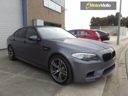 Bmw M5 vinilo acero cepillado