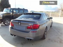 Bmw M5 vinilo acero cepillado