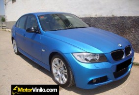 Bmw vinilo azul mate metalizado