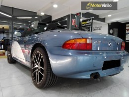 BMW Z3 detalles vinilado Blanco brillo