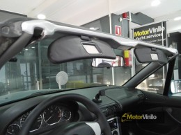 BMW Z3 detalles interior vinilo Aluminio cepillado