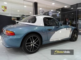 BMW Z3 detalles vinilado Blanco brillo