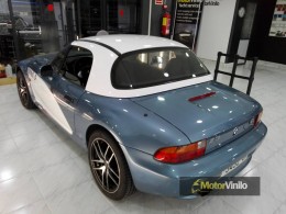 BMW Z3 detalles vinilado Blanco brillo