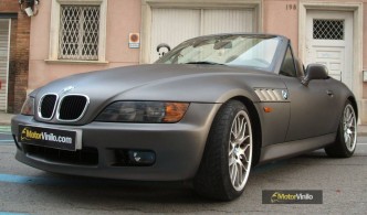 BMW Z3 vinilado en gris charcoal mate metalizado