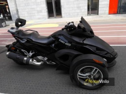 Can-am spyder vinilo Carbono brillo