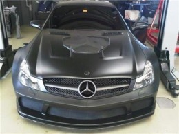 Mercedes SL65 Forrado Integral con Vinilo Negro Satinado