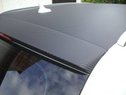 Techo Forrado en Carbono Mate 3M